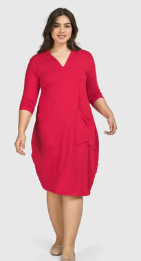 Alembika NWT Essential Cargo Dress, Red Rose Size 7 (18-20)